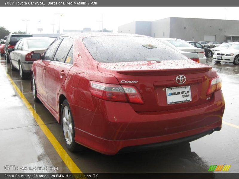 Barcelona Red Metallic / Ash 2007 Toyota Camry SE