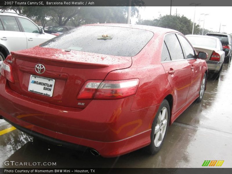 Barcelona Red Metallic / Ash 2007 Toyota Camry SE