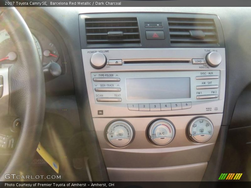 Barcelona Red Metallic / Dark Charcoal 2007 Toyota Camry SE