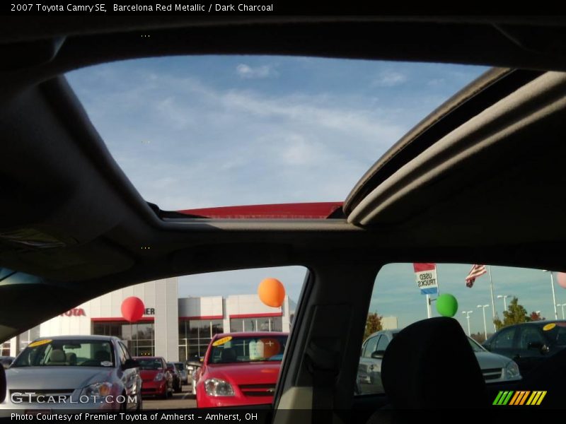 Barcelona Red Metallic / Dark Charcoal 2007 Toyota Camry SE