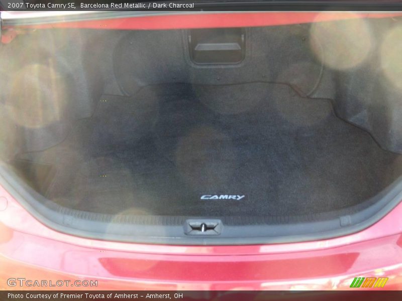 Barcelona Red Metallic / Dark Charcoal 2007 Toyota Camry SE