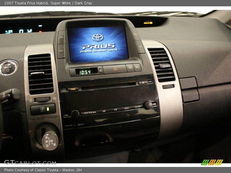 Super White / Dark Gray 2007 Toyota Prius Hybrid
