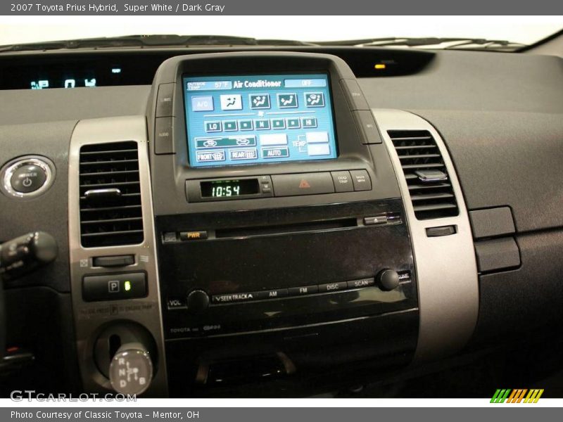 Super White / Dark Gray 2007 Toyota Prius Hybrid