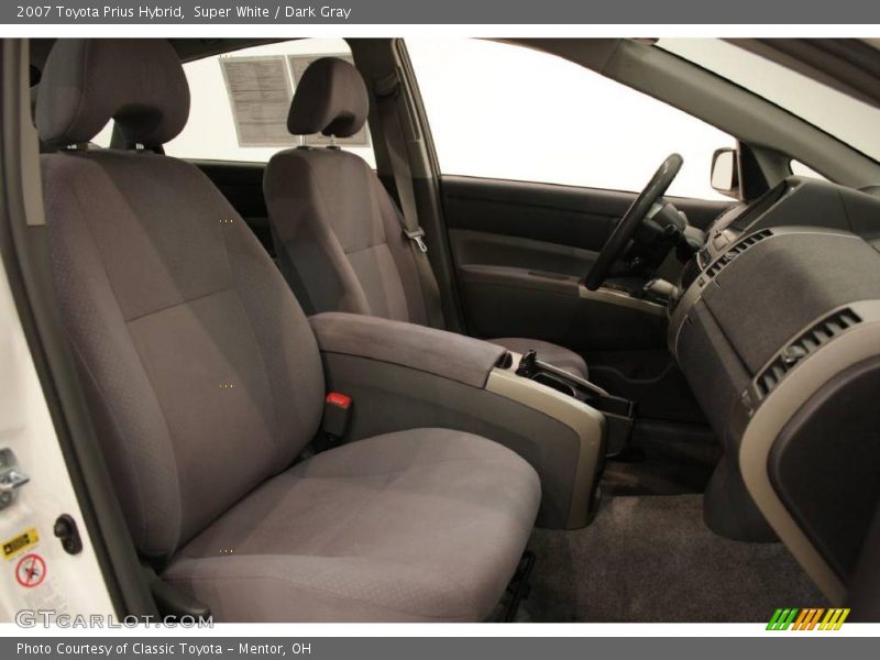 Super White / Dark Gray 2007 Toyota Prius Hybrid