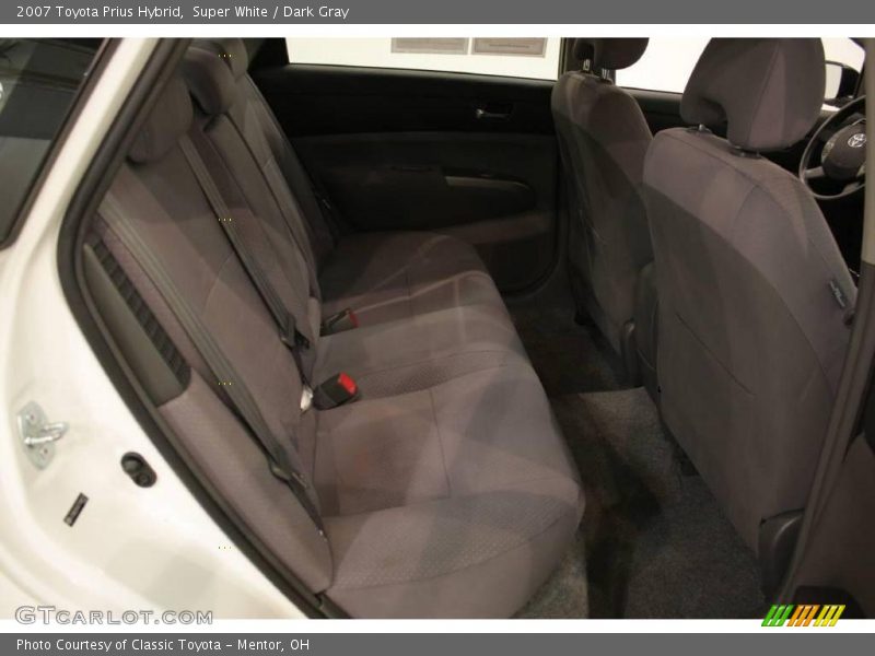 Super White / Dark Gray 2007 Toyota Prius Hybrid