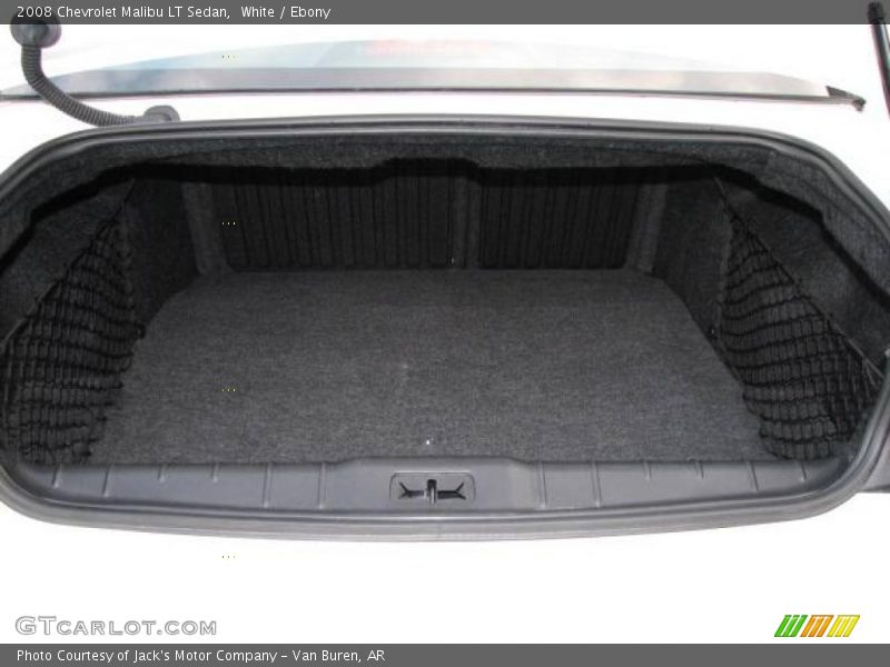 White / Ebony 2008 Chevrolet Malibu LT Sedan