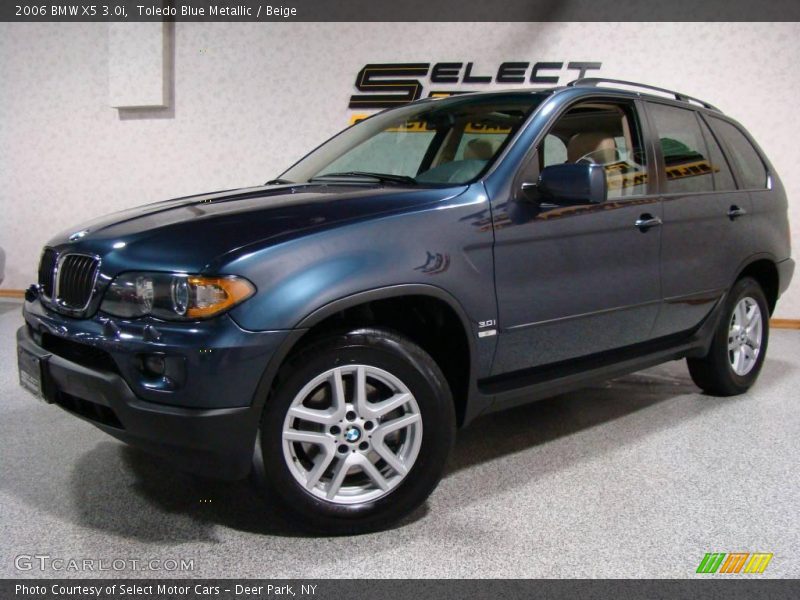Toledo Blue Metallic / Beige 2006 BMW X5 3.0i