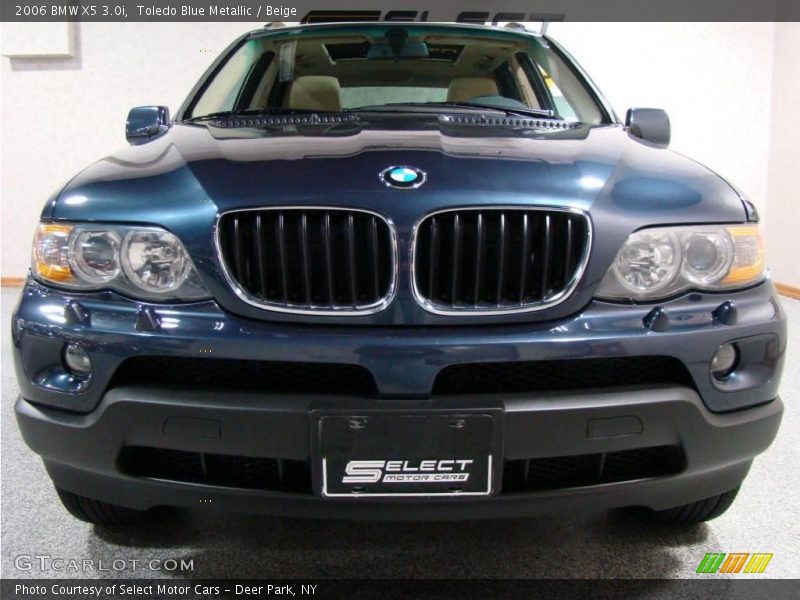 Toledo Blue Metallic / Beige 2006 BMW X5 3.0i