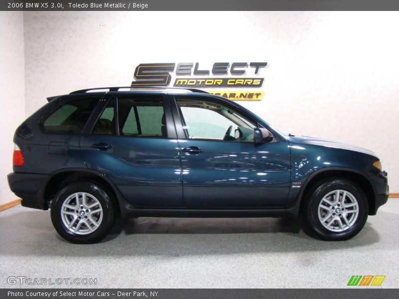Toledo Blue Metallic / Beige 2006 BMW X5 3.0i