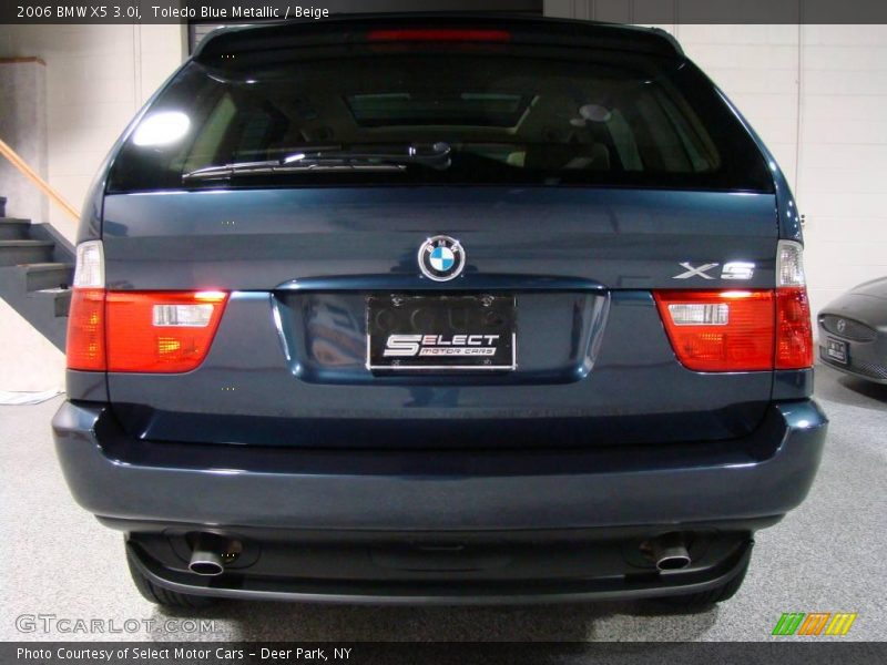Toledo Blue Metallic / Beige 2006 BMW X5 3.0i