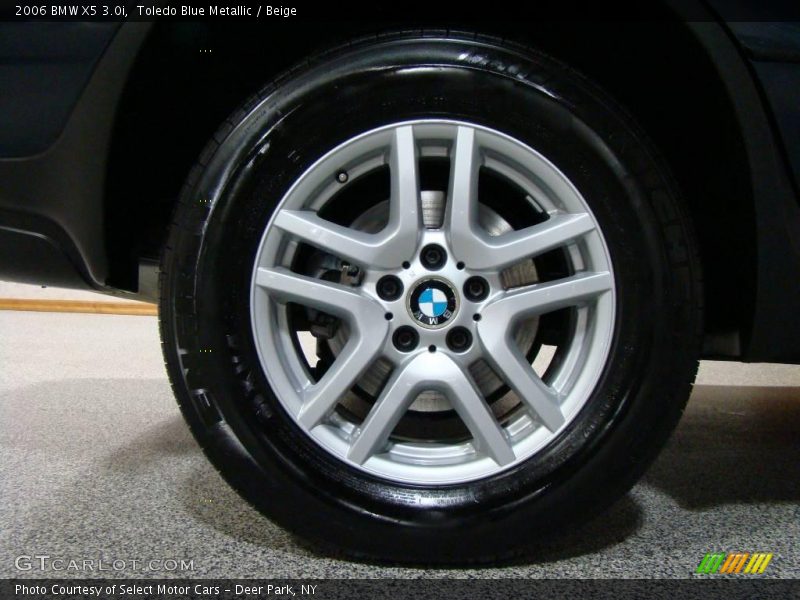 Toledo Blue Metallic / Beige 2006 BMW X5 3.0i