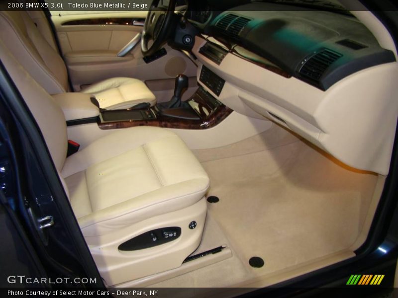 Toledo Blue Metallic / Beige 2006 BMW X5 3.0i