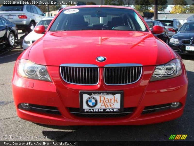 Electric Red / Black 2006 BMW 3 Series 330i Sedan