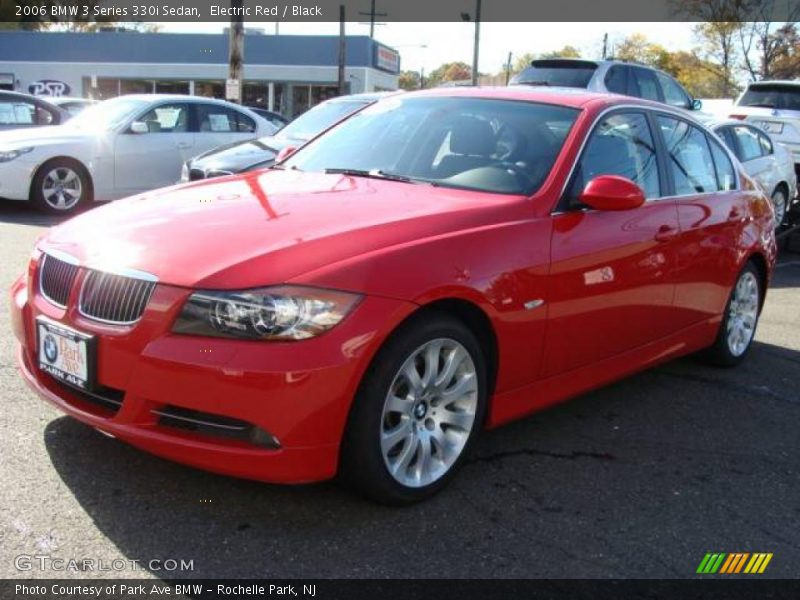 Electric Red / Black 2006 BMW 3 Series 330i Sedan