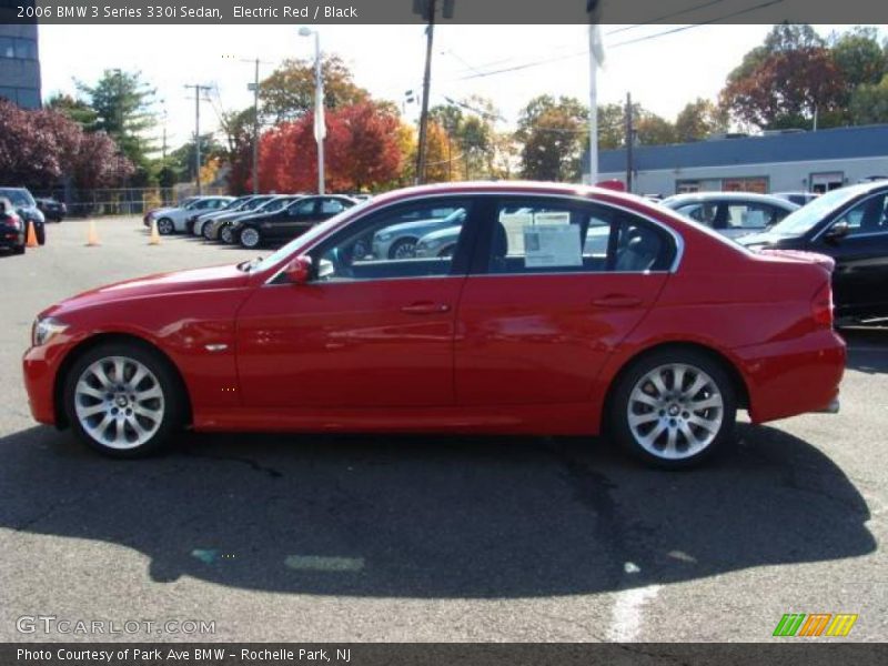 Electric Red / Black 2006 BMW 3 Series 330i Sedan