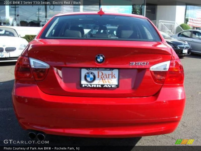 Electric Red / Black 2006 BMW 3 Series 330i Sedan