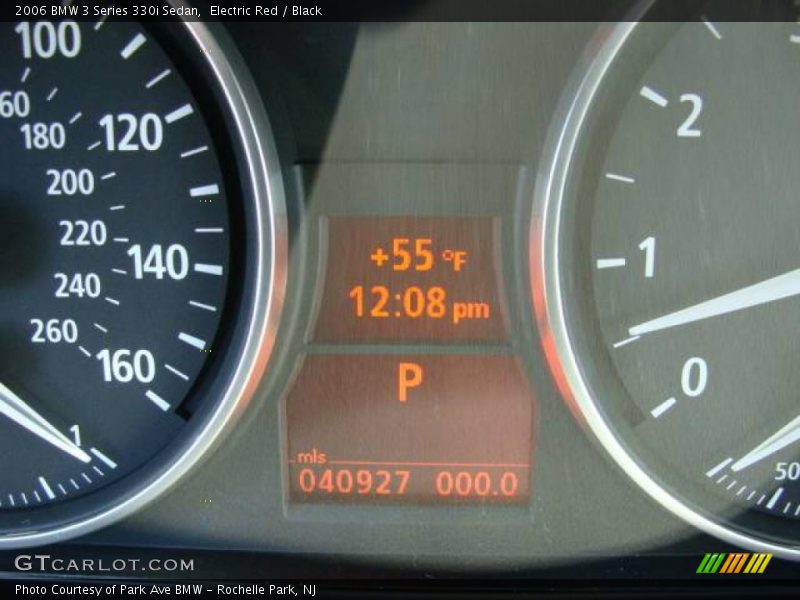 Electric Red / Black 2006 BMW 3 Series 330i Sedan