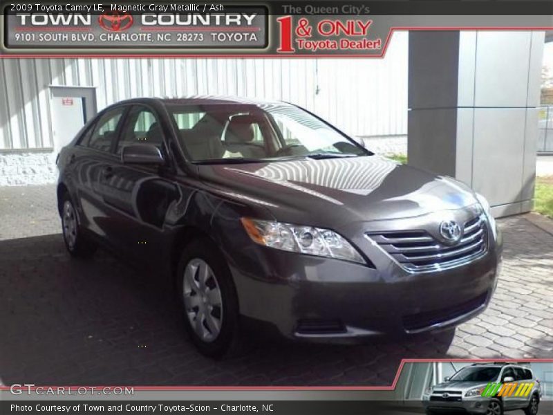 Magnetic Gray Metallic / Ash 2009 Toyota Camry LE