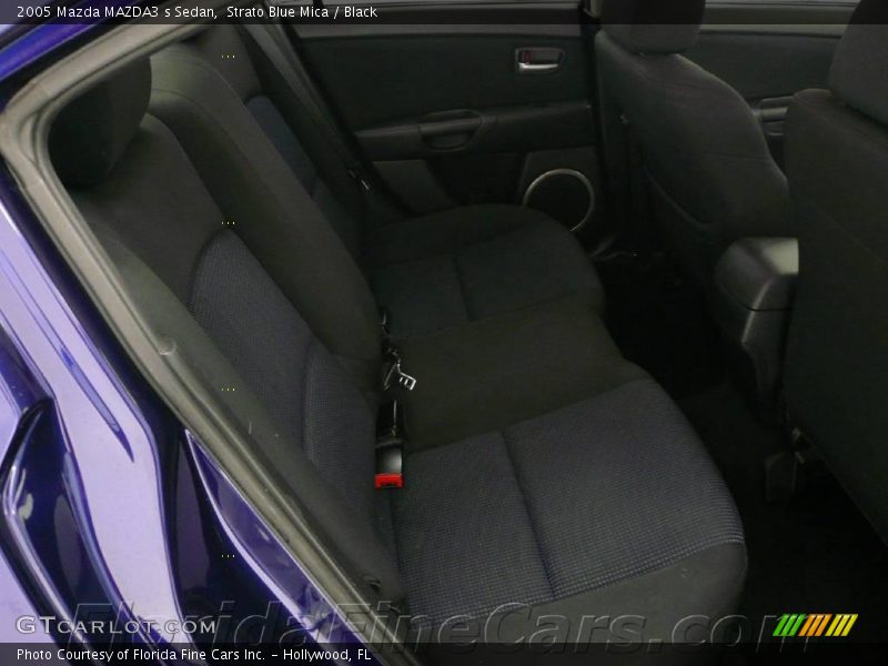 Strato Blue Mica / Black 2005 Mazda MAZDA3 s Sedan