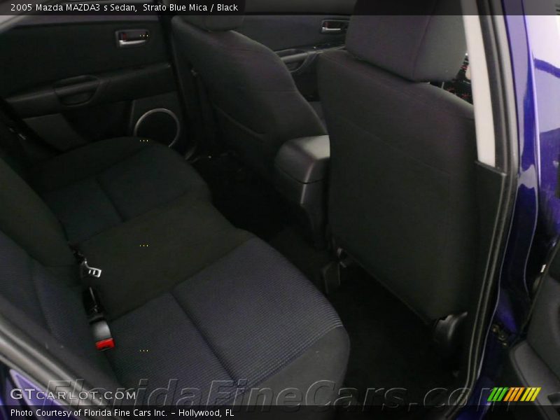 Strato Blue Mica / Black 2005 Mazda MAZDA3 s Sedan