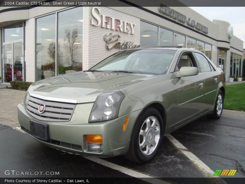 Silver Green / Light Neutral 2004 Cadillac CTS Sedan
