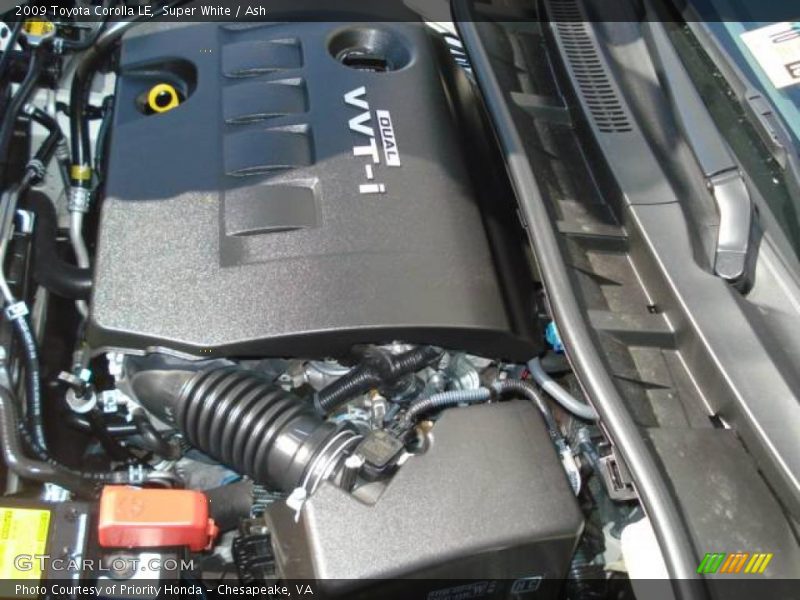 Super White / Ash 2009 Toyota Corolla LE