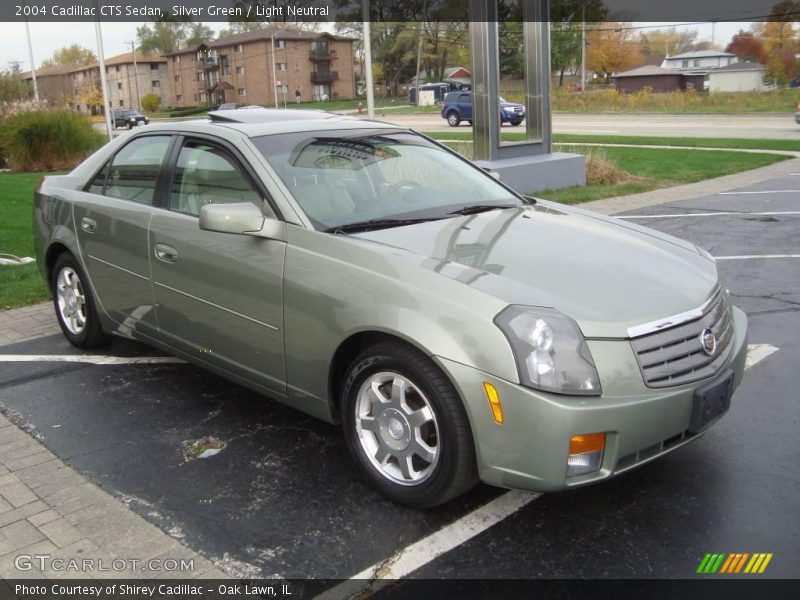 Silver Green / Light Neutral 2004 Cadillac CTS Sedan