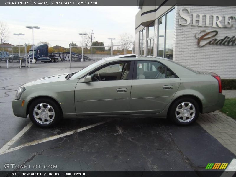 Silver Green / Light Neutral 2004 Cadillac CTS Sedan