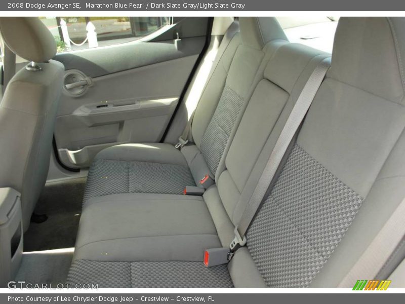 Marathon Blue Pearl / Dark Slate Gray/Light Slate Gray 2008 Dodge Avenger SE