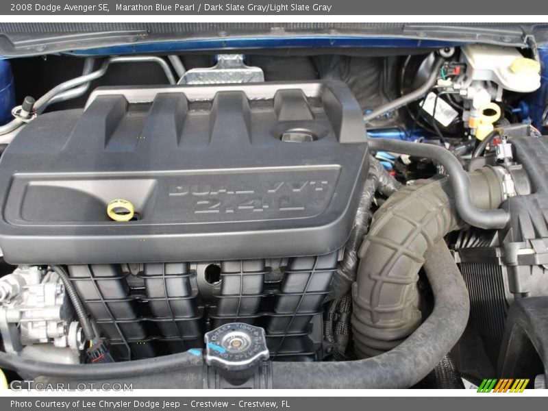 Marathon Blue Pearl / Dark Slate Gray/Light Slate Gray 2008 Dodge Avenger SE
