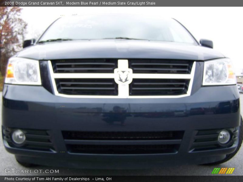 Modern Blue Pearl / Medium Slate Gray/Light Shale 2008 Dodge Grand Caravan SXT