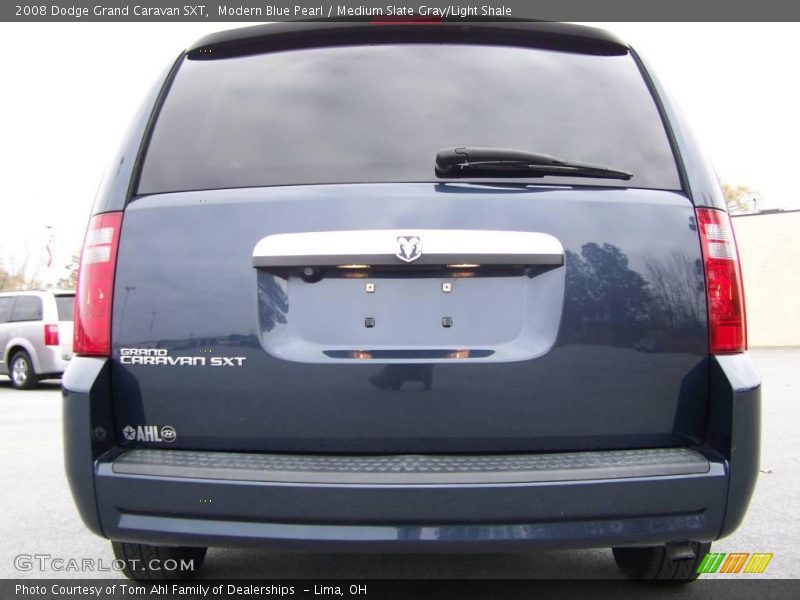 Modern Blue Pearl / Medium Slate Gray/Light Shale 2008 Dodge Grand Caravan SXT
