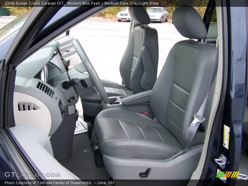 Modern Blue Pearl / Medium Slate Gray/Light Shale 2008 Dodge Grand Caravan SXT