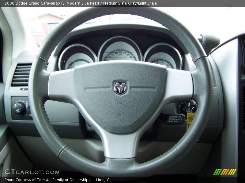Modern Blue Pearl / Medium Slate Gray/Light Shale 2008 Dodge Grand Caravan SXT