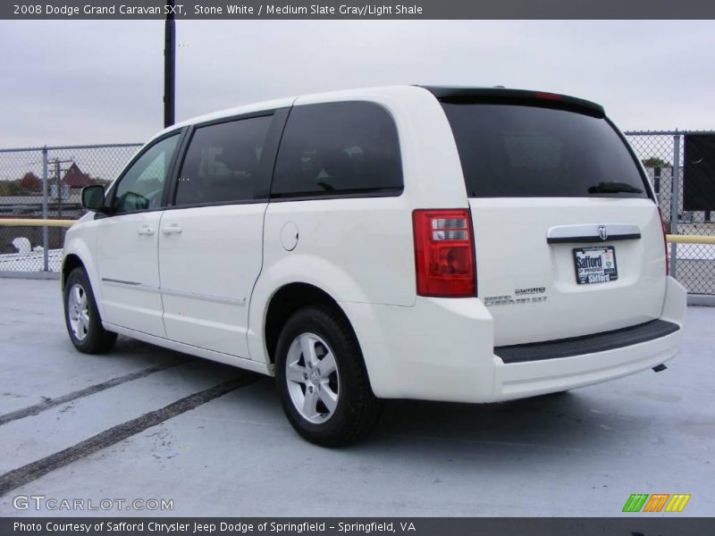 Stone White / Medium Slate Gray/Light Shale 2008 Dodge Grand Caravan SXT