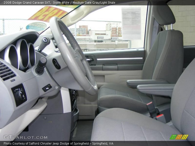 Stone White / Medium Slate Gray/Light Shale 2008 Dodge Grand Caravan SXT