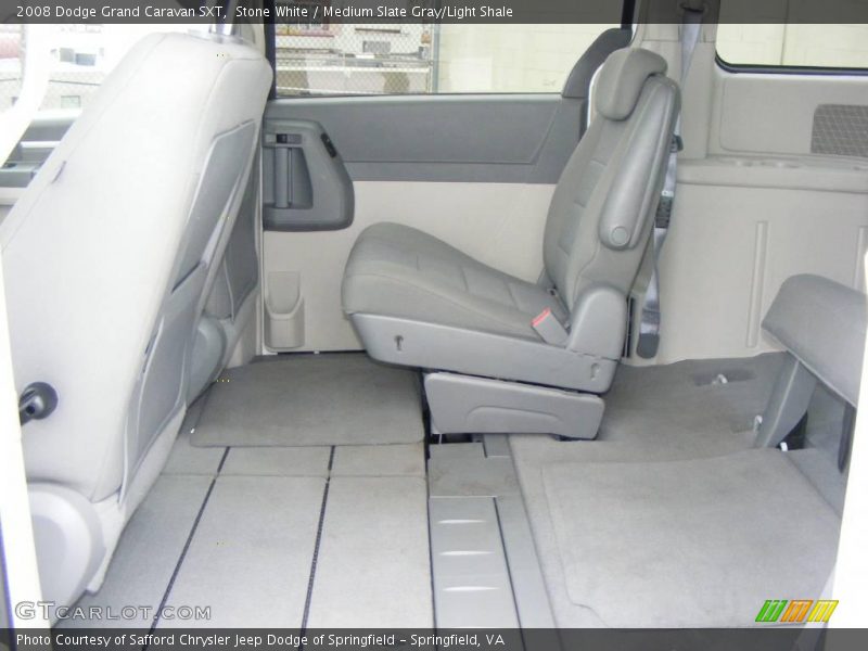 Stone White / Medium Slate Gray/Light Shale 2008 Dodge Grand Caravan SXT