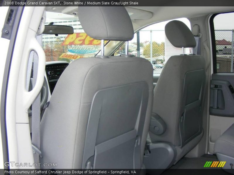 Stone White / Medium Slate Gray/Light Shale 2008 Dodge Grand Caravan SXT