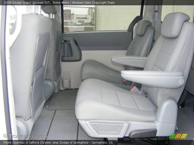 Stone White / Medium Slate Gray/Light Shale 2008 Dodge Grand Caravan SXT