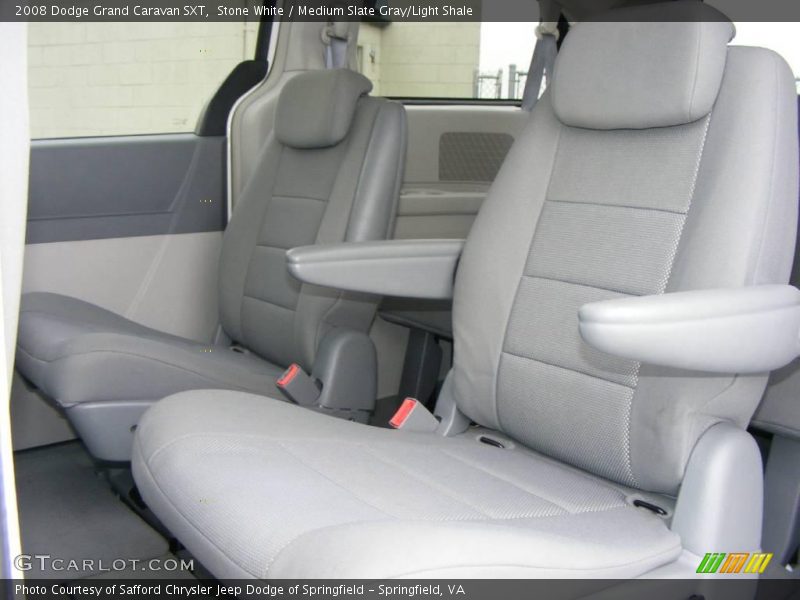 Stone White / Medium Slate Gray/Light Shale 2008 Dodge Grand Caravan SXT