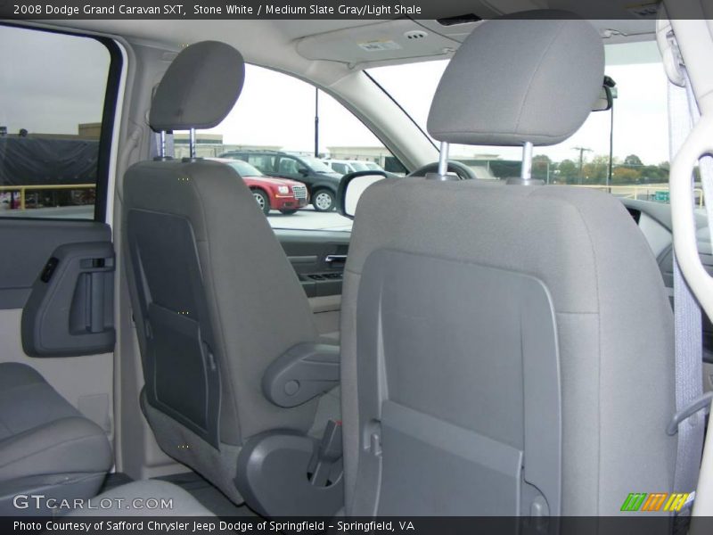 Stone White / Medium Slate Gray/Light Shale 2008 Dodge Grand Caravan SXT