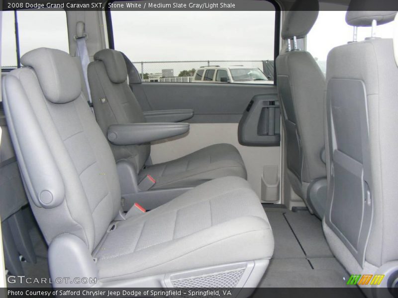 Stone White / Medium Slate Gray/Light Shale 2008 Dodge Grand Caravan SXT