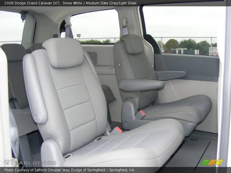 Stone White / Medium Slate Gray/Light Shale 2008 Dodge Grand Caravan SXT