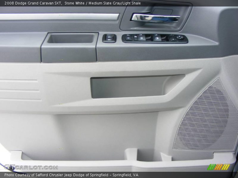 Stone White / Medium Slate Gray/Light Shale 2008 Dodge Grand Caravan SXT