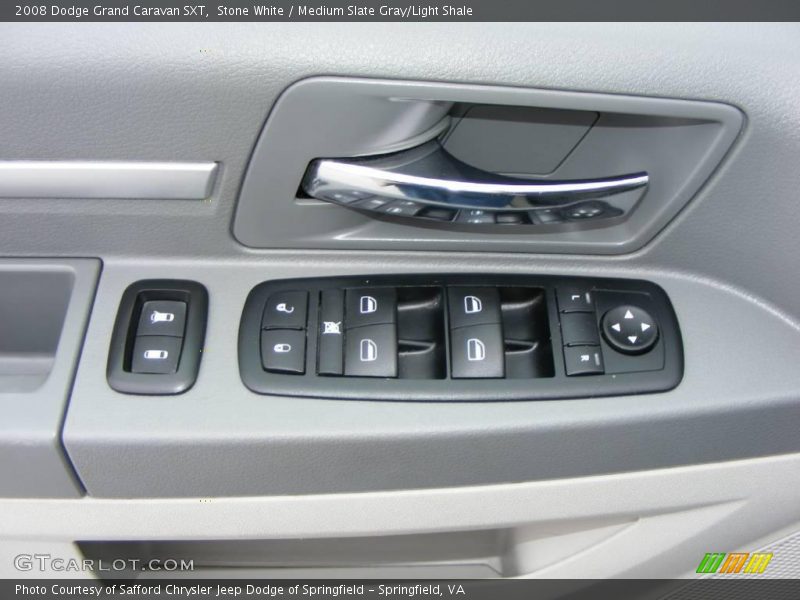 Stone White / Medium Slate Gray/Light Shale 2008 Dodge Grand Caravan SXT