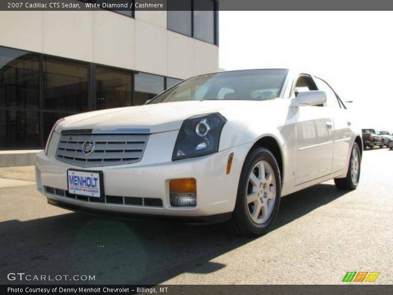 White Diamond / Cashmere 2007 Cadillac CTS Sedan