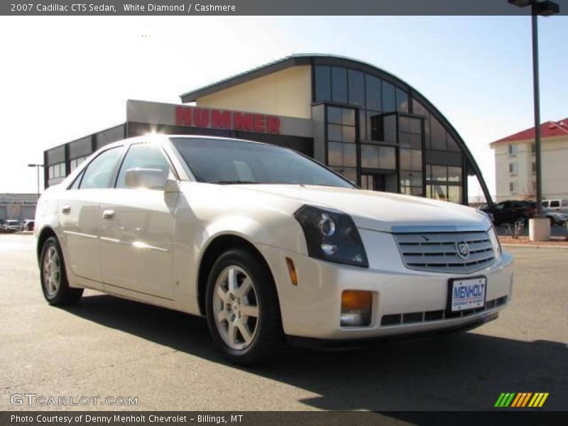 White Diamond / Cashmere 2007 Cadillac CTS Sedan