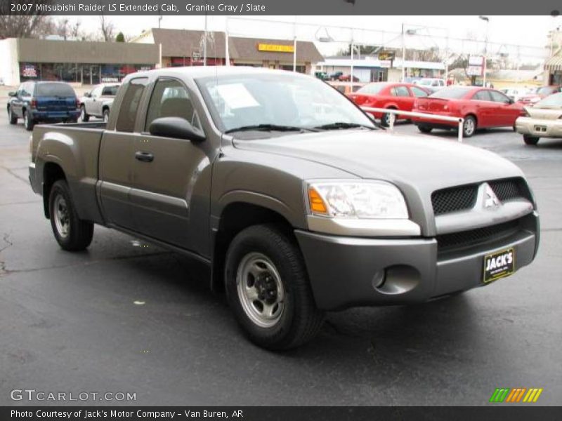 Granite Gray / Slate 2007 Mitsubishi Raider LS Extended Cab