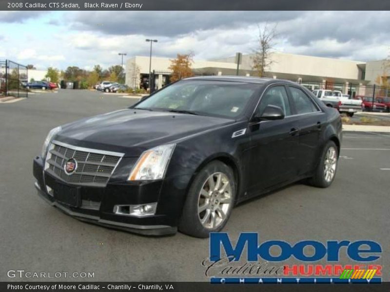 Black Raven / Ebony 2008 Cadillac CTS Sedan