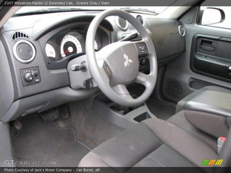 Granite Gray / Slate 2007 Mitsubishi Raider LS Extended Cab
